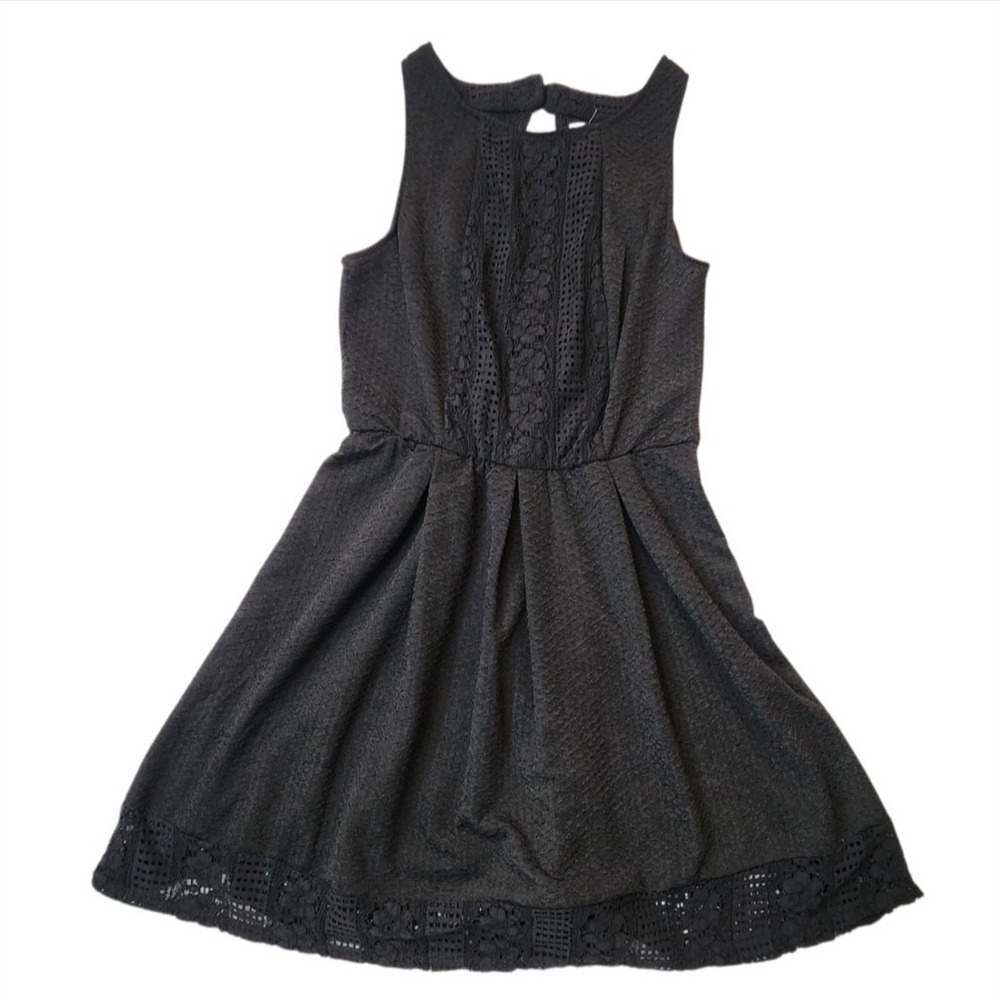 Rewind Dress Lace Party Whimsigoth Fairycore Size M Black